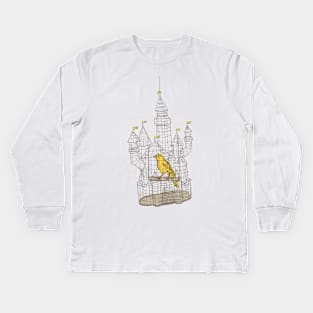 A Castle, But Still A Cage Kids Long Sleeve T-Shirt